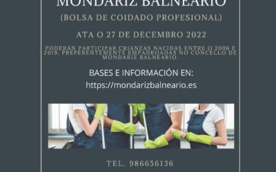 SERVIZO DE CONCILIACIÓN MONDARIZ BALNEARIO ATA O 30 DE DECEMBRO 2022 ( BOLSA DE COIDADO PROFESIONAL )